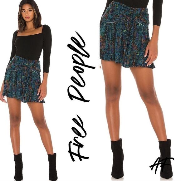 FREE PEOPLE SATURDAY SUN MINI SKIRT - Picture 5 of 15